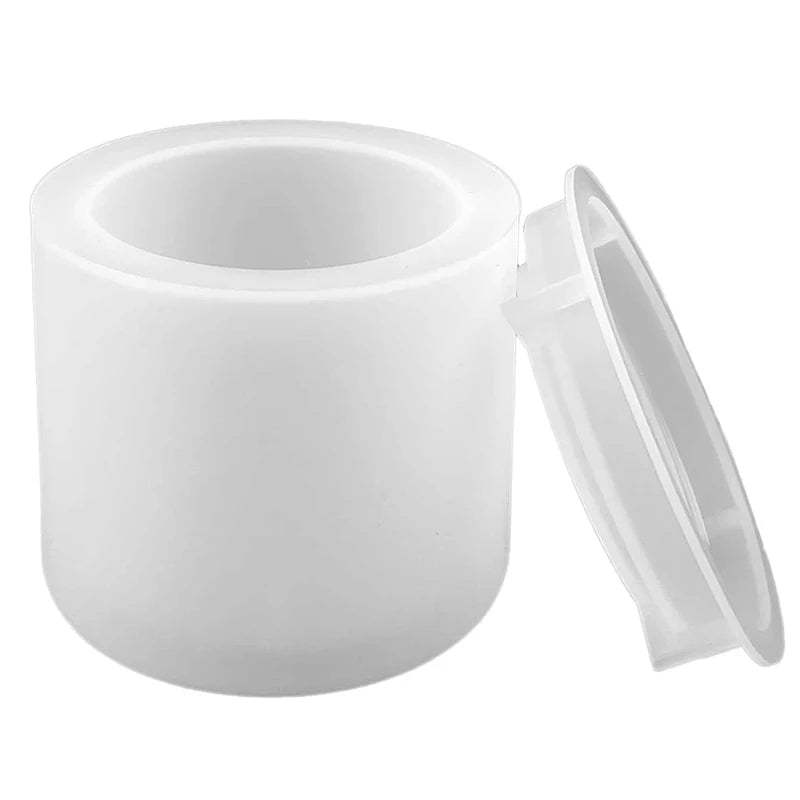tasse silicone couvercle moderne récipient stockage tourbillon grise blanche opaque minimaliste