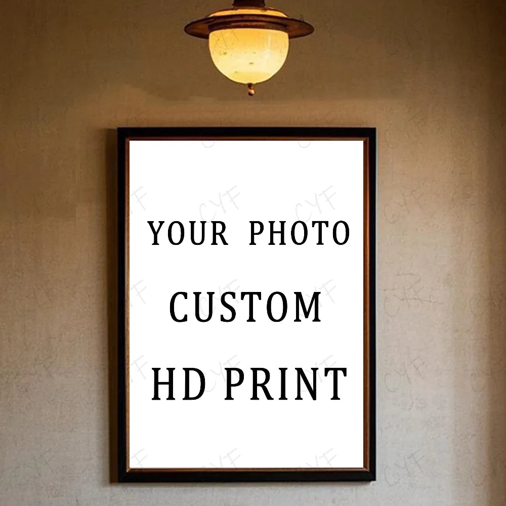 affiche personnalisée photo moderne minimaliste mur imperméable collage maison salon chambre bar decoration pvc