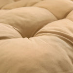 coussin épais rocking chair beiges tufted mousse pe polyester ruban confortable chaise longue toutes