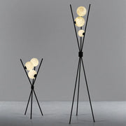 Lampe LED autoportante en forme de lune 3D design nordique pour salon et chambre