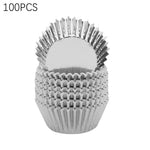 moules muffins papier argent doré rosegold jaune rilles brillants decoratifs festifs gâteau