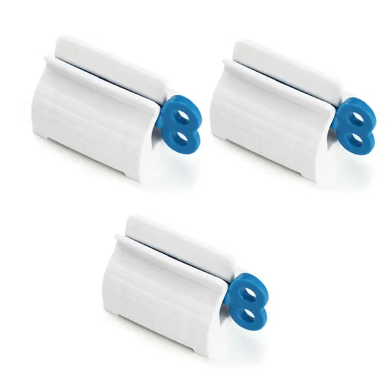 support mural blanc rouge bleu vert tube dentifrice moderne pratique salle bain organisateur anti