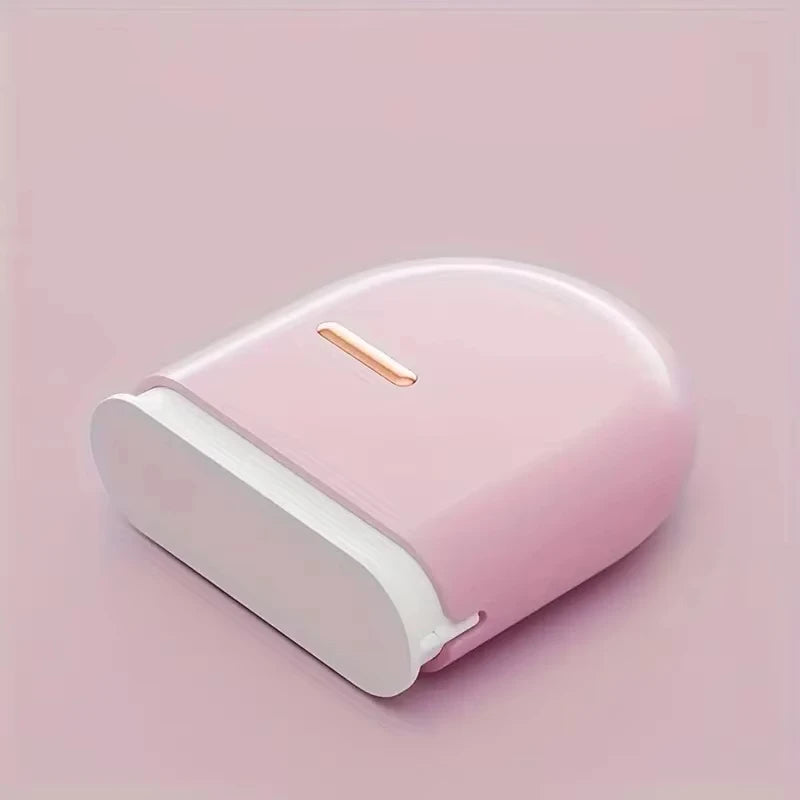 boîte rangement moderne prothèse dentaire invisible rose clair vert pastel blanc minimaliste