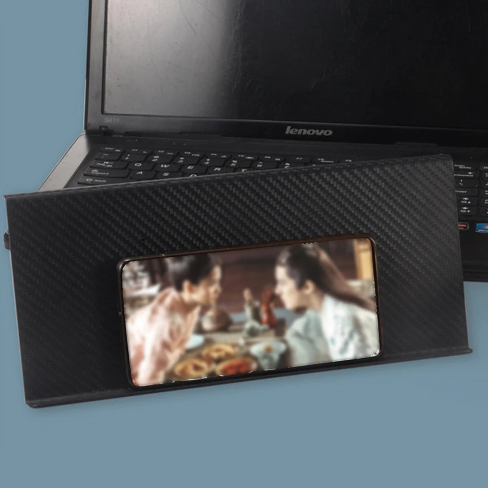 support mural rangement écran ordinateur portable tablette smartphone enceinte fleurs salon