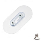 crochet adhésif transparent moderne double nut pvc utilisation multiple vis auto collant 12mm 6mm