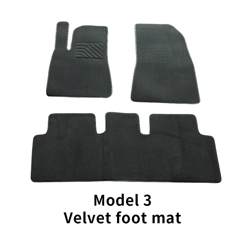 tapis sol voiture velours noir moderne élégant plastique fibre synthétique doux lisse