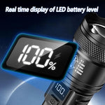 lampe torche led rechargeable usb super lumineuse zoomable mode réglable camping randonnée