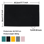 tapis bar silicone perforé moderne noir gris rose blanc perforations respectueux environnement