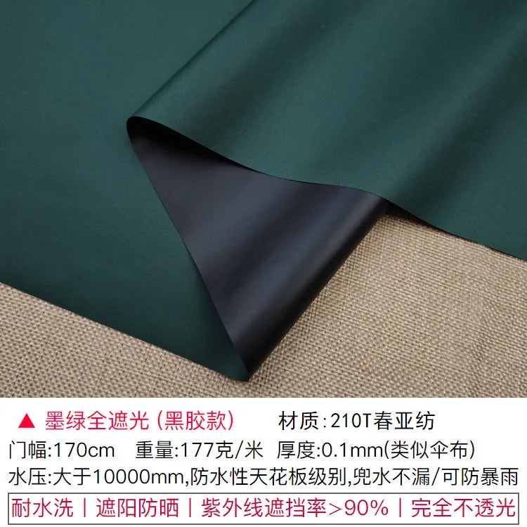 tissu polyester opaque gris métallisé noir brillant moderne 170cm large élégant respirant bricolage