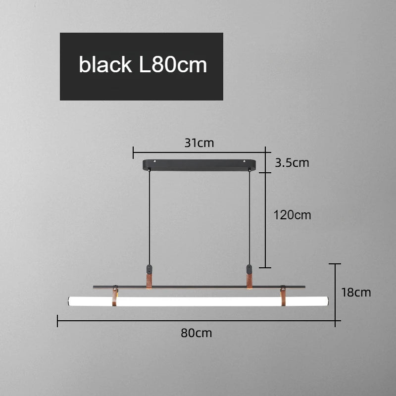 lampe suspendue moderne minimaliste noir cuivre blanc métal lisse 120cm 150cm 80cm