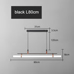 lampe suspendue moderne minimaliste noir cuivre blanc métal lisse 120cm 150cm 80cm
