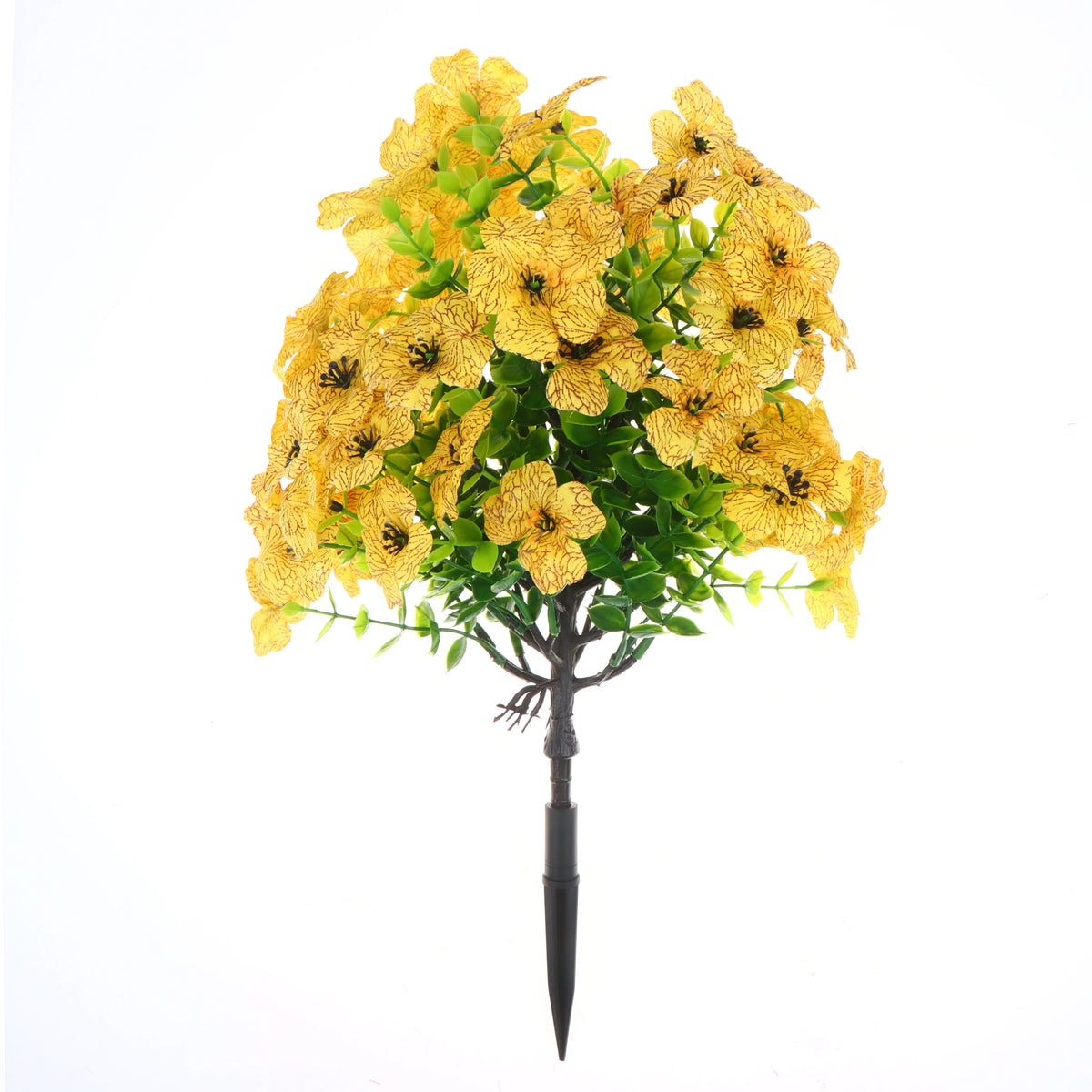 décoration intérieure moderne bouquet artificiel violet rose rouge jaune fleurs polyester piquet simple