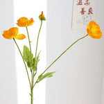 bouquet artificiel fleurs modernes rouge blanc bleu jaune vert feuilles vertes mariage anniversaire décoration