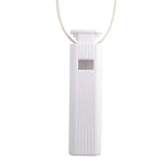 rideau vertical moderne rayures blanches clips cordelette accessoire fenêtre plastique