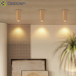 plafonniers led modernes pierre bois minimaliste éclairage quotidien interrupteur bouton couleurs lumière 3000k neutre