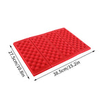 tapis sol pliable mousse waterproof rouge violet vert olive moderne