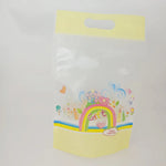 sac plastique chat licorne happy surprise baby nice day poignée détachable occasion anniversaire mariage