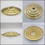 support suspension lampe moderne doré rayonnant concentrique différents disponibles qualité cuivre