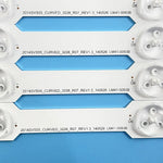 bande led rétro éclairage blanc moderne téléviseur fixations led rondes uniformes
