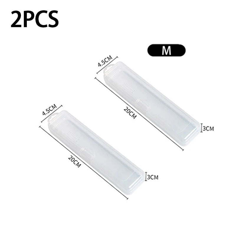 boîte rangement portable transparente clips respectueuse environnement utilisation multiple moderne pratique