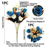 décoration maison bouquet fleurs artificielles roses soie modernes élégantes baby shower mariage anniversaireextérieur