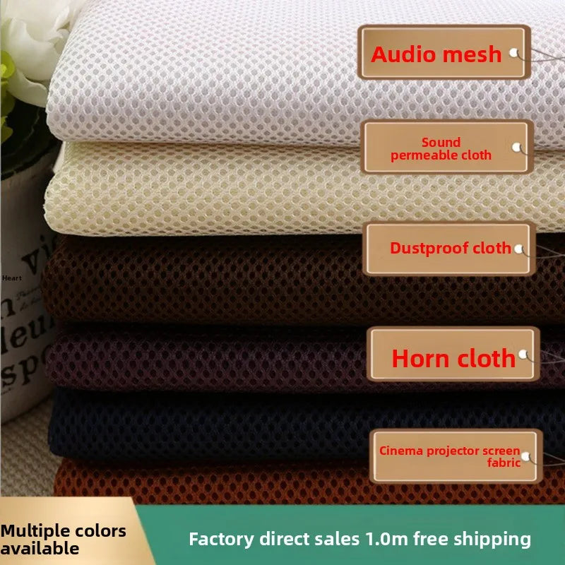 tissu maille polyester marron gris bleu résistance déchirure décoration meubles diy classique opacity upholstery