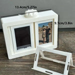 cadre photo 3d moderne blanc photos imprimées clips pratique album photo