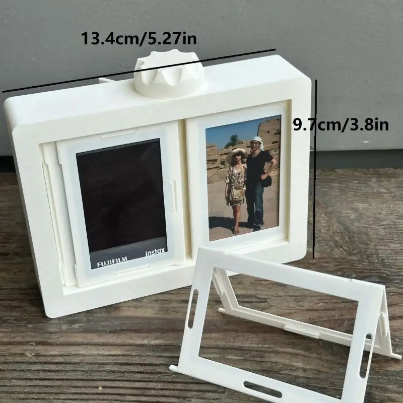 cadre photo 3d moderne blanc photos imprimées clips pratique album photo