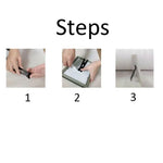 supports photo cadre minimaliste noir blanc crème encastrement dos multiple tailles