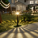lampe solaire éclairage extérieur moderne étanche ip55 led noire piquet contemporaine jardin decorationextérieur