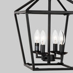 lampe suspendue industrielle moderne noire ampoules e14 structure métallique géométrique 30 21 100 cm