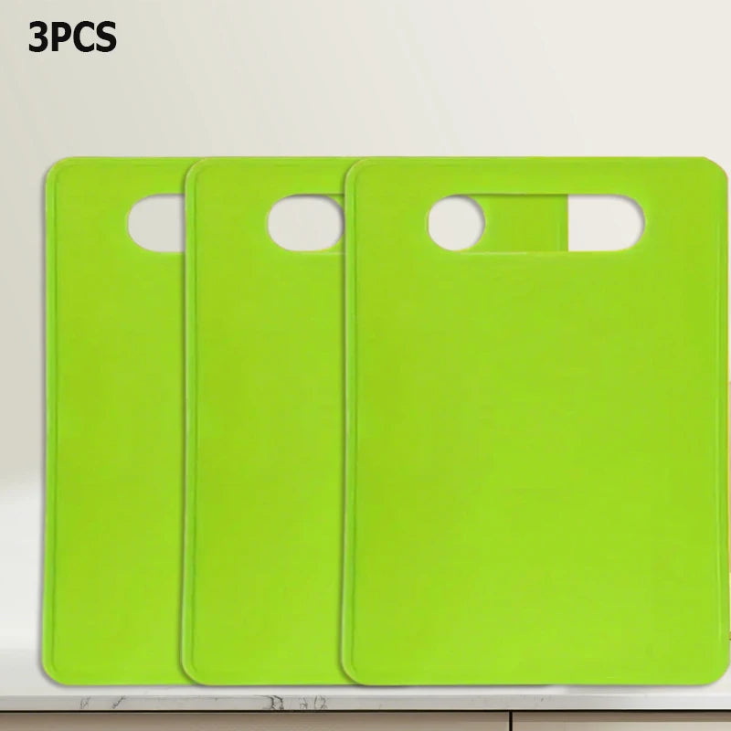 planche découper flexible antidérapante verte jaune rose moderne easy to clean