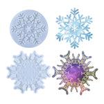 moules silicone motifs floraux flocons neige modernes decoratifs artisanat decoration intérieure