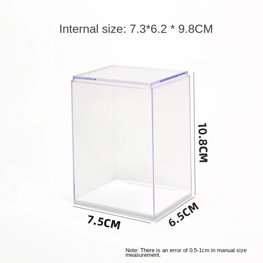 boîtes présentation transparentes fond vert moderne empilables intérieures grandes capacité rangement simple