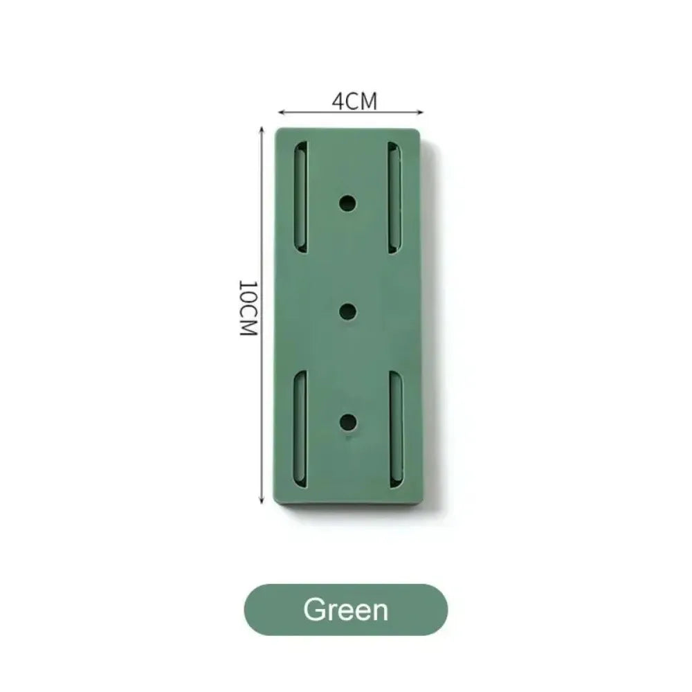 support rallonge électrique adhésif blanc bleu rose vert moderne double