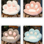 coussin patte chat gris rose blanc mousse mémoire forme douce moelleuse moderne mignon