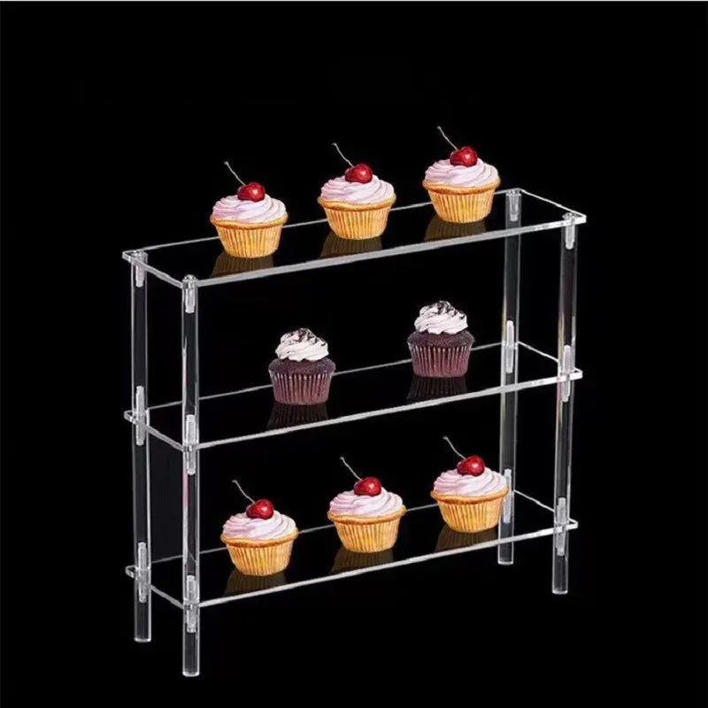étagère acrylique transparente présentoir vertical cosmétiques vernis ongles figurines jouets salon