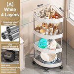 étagère angle salle bain noir rotative roulettes moderne rangement articles toilette deux trois quatre
