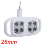 lampe dentaire led diodes blanc moderne fixation succion soins bucco dentaires