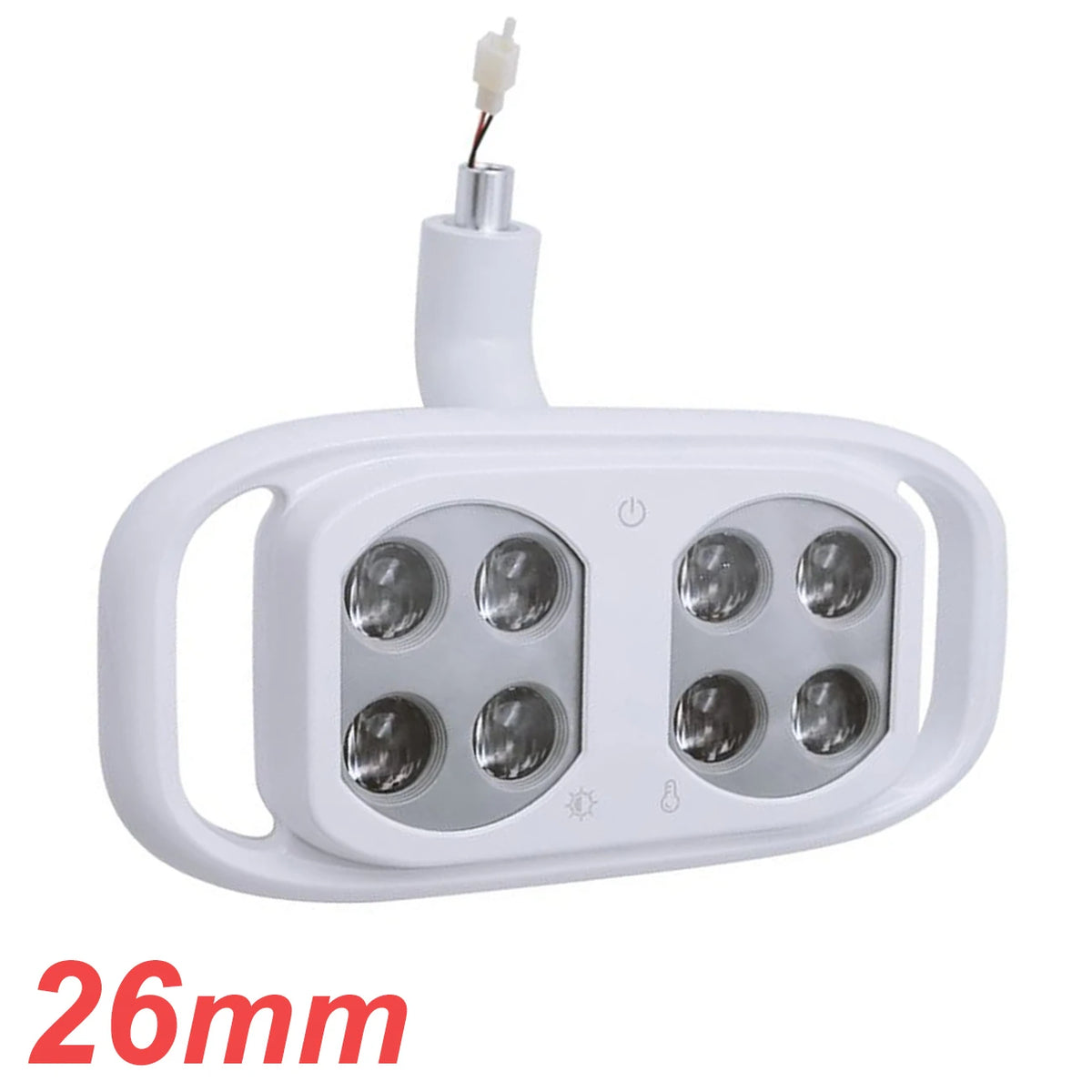 lampe dentaire led diodes blanc moderne fixation succion soins bucco dentaires