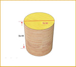 bouchons bouteille bois naturel simple rustique rayures circulaires diamètre hauteur