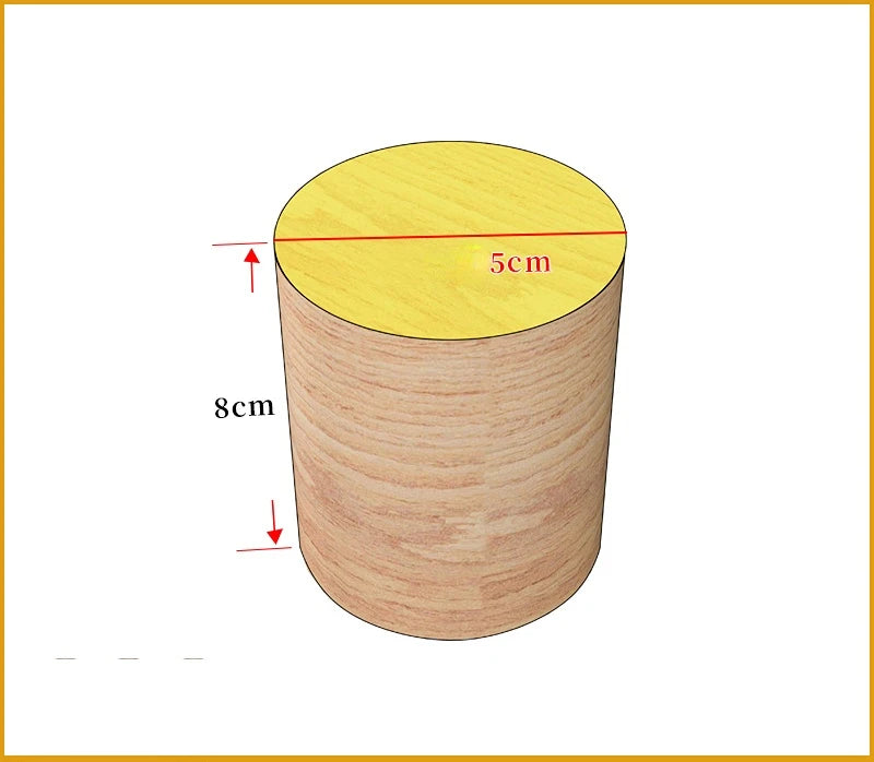 bouchons bouteille bois naturel simple rustique rayures circulaires diamètre hauteur