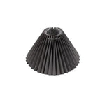 lampe table moderne abat jour plissé rouge blanc vert beige bleu clair rose noir