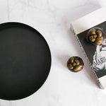support fruits moderne plateau rangement noir blanc abs opaques plateaux deco maison