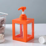 distributeur savon liquide orange blanc noir transparent moderne minimaliste 750ml 1000ml 500ml Pompe conteneur