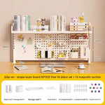 étagère murale modulaire métal blanc porte crayons support objets moderne