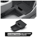 organisateur console centrale auto noir tpe waterproof rangement tesla model standard minimaliste