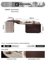 tables basses modernes bois marbre gris clair noir sans porte assemblage facile meubles salon