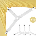 sangles lit réglables clips métalliques lot noir anti tirage fixations modernes housewares