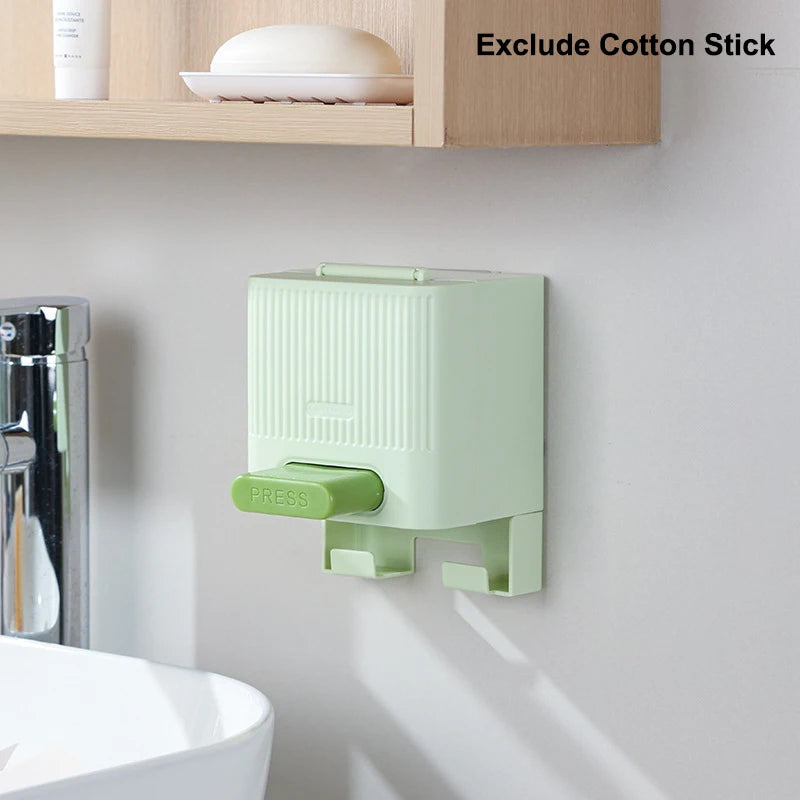 distributeur serviettes boîte anti poussière couvercle moderne rayures verticales adhésif blanc vert orange salle
